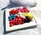 Preview: Nahaufnahme unserer Süßigkeitenplatte für ihre Hochzeit. Inhalt 600g Süßigkeiten ihrer Wahl.